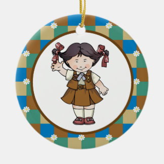 Ornamento De Cerâmica Brownie5