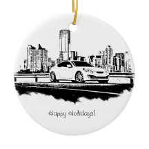 Brushstroke preto disparado lado do cupé da génese