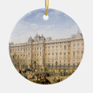 Ornamento De Cerâmica Buckingham Palace, c.1862 (litho da cor)