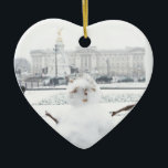 Ornamento De Cerâmica Buckingham Palace Snowman London<br><div class="desc">Por conseguinte,  os nossos produtos serão de excelente qualidade para que possam usufruir durante anos. Esperamos que encontre algo para tesourar durante sua visita. Novos produtos são adicionados semanalmente.</div>