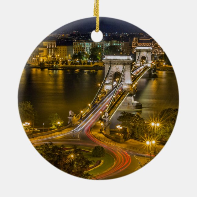 Ornamento De Cerâmica Budapest, Hungria (Traseira)