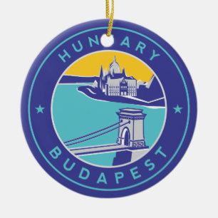 Ornamento De Cerâmica Budapeste