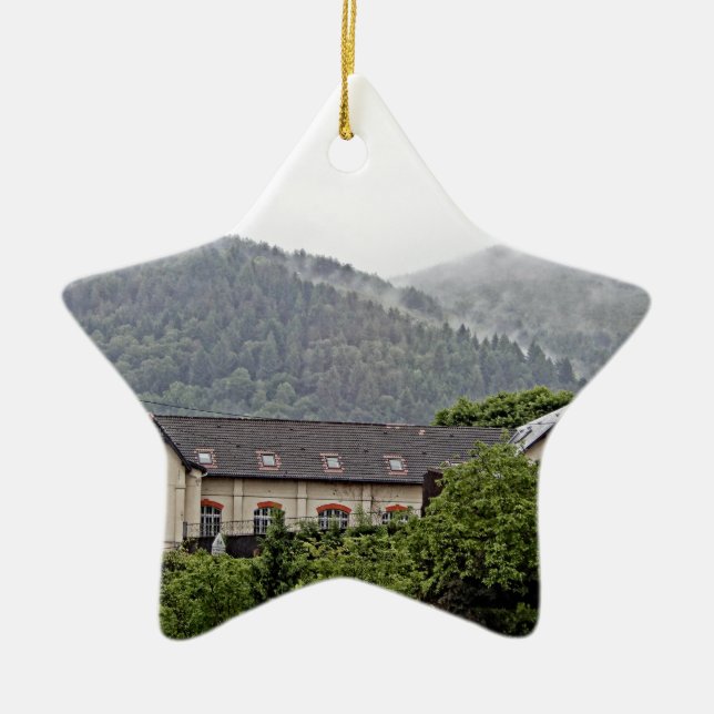 Ornamento De Cerâmica BuildingInTheHills (Frente)