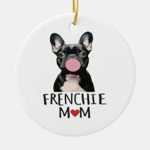 Ornamento De Cerâmica Bulldog francês fofo