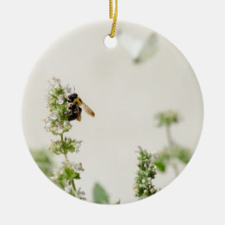 Ornamento De Cerâmica Bumble e Moth