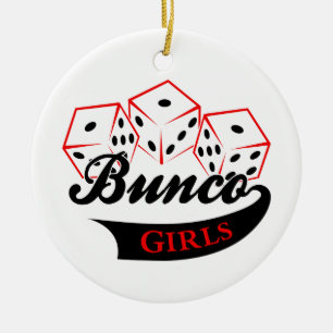 Ornamento De Cerâmica Bunco Girls