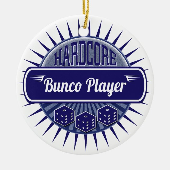 Ornamento De Cerâmica Bunco Girls Night Out Lucky Dice (Frente)