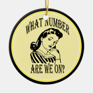 Ornamento De Cerâmica Bunco que número é nós em #2