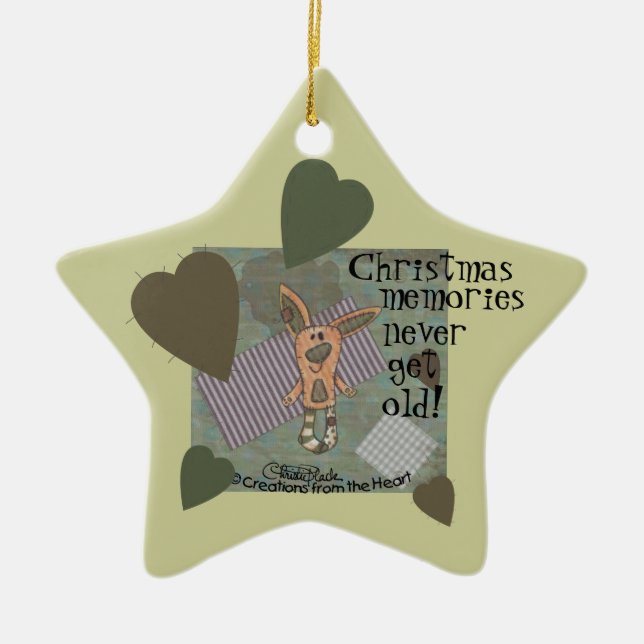 Ornamento De Cerâmica Bunny Prim (Frente)