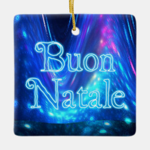 Ornamento De Cerâmica Buon Natale - Qaanaaq - Luzes Nortes
