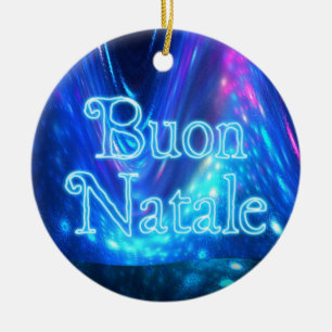 Ornamento De Cerâmica Buon Natale - Qaanaaq - Luzes Nortes