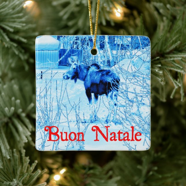 Ornamento De Cerâmica Buon Natale - Urban Moose (Árvore)