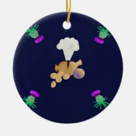 Ornamento De Cerâmica Burns supper