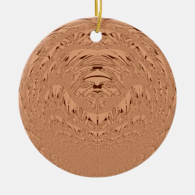 Ornamento De Cerâmica Cabeça de leão (Frente)