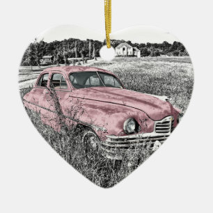 Ornamento De Cerâmica Cabeçote Vintage Antigo do Veículo Vintage