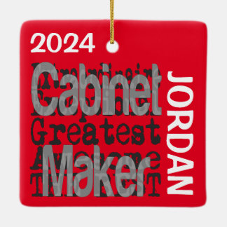 Ornamento De Cerâmica Cabinet Maker Extraordinaire PERSONALIZADO