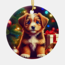 Cachorrinho de Natal Fofo