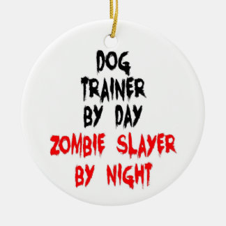 Ornamento De Cerâmica Cachorro Zombie Slayer
