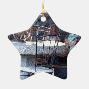 Ornamento De Cerâmica Cactus Espanhol Ainda Vida