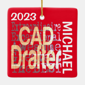 Ornamento De Cerâmica CAD Drafter Extraordinaire CUSTOM