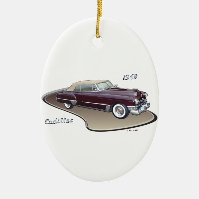 ORNAMENTO DE CERÂMICA CADILLAC 1949 (Frente)