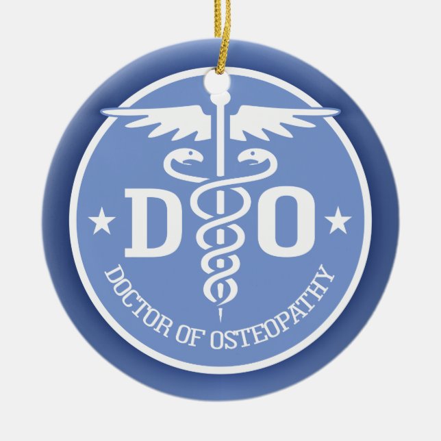 Ornamento De Cerâmica Caduceus DO 2 (Frente)