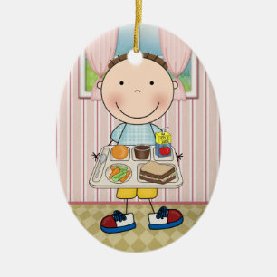 Ornamento De Cerâmica Café Escolar - SRF