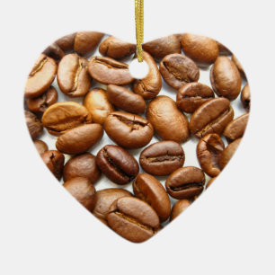 Ornamento De Cerâmica café no natal três