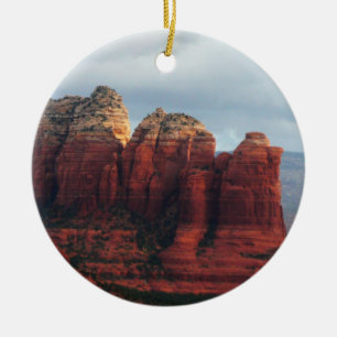 Ornamento De Cerâmica Café Nublado Rocha Pot em Sedona Arizona