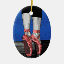 Ornamento De Cerâmica Calçados de Balé Ballerina dançantes