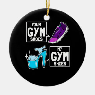 Ornamento De Cerâmica Calçados Gym balé Dancer