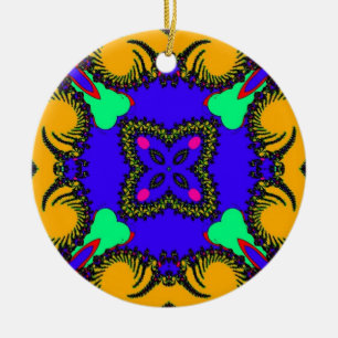 Ornamento De Cerâmica Caleidoscópio