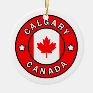 Ornamento De Cerâmica Calgary Canadá