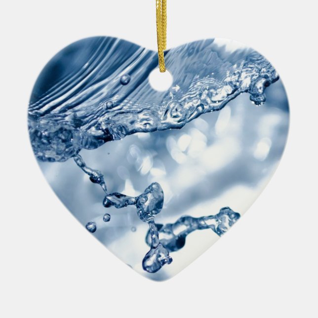 Ornamento De Cerâmica Calma antes da tempestade (Frente)