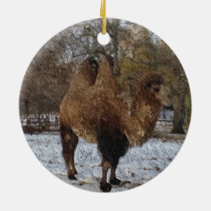 Ornamento De Cerâmica Camel Art