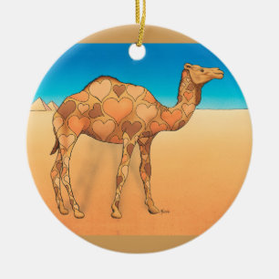 Ornamento De Cerâmica Camelflâmula