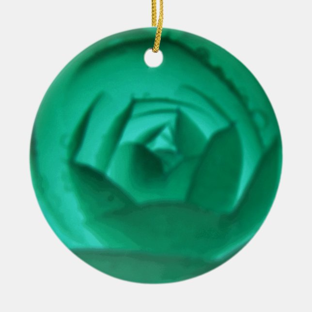 Ornamento De Cerâmica Camellia Flor Hipnótico (Frente)
