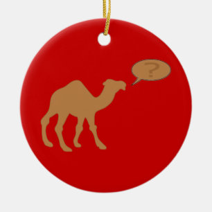 Ornamento De Cerâmica Camelo Hump Day