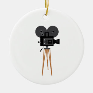 Ornamento De Cerâmica Câmera de filmes