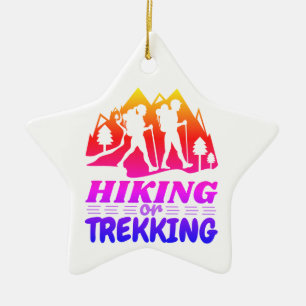 Ornamento De Cerâmica Caminho ou Trekking