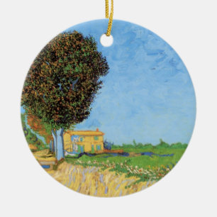 Ornamento De Cerâmica Caminho perto de Arles por Vincent van Gogh