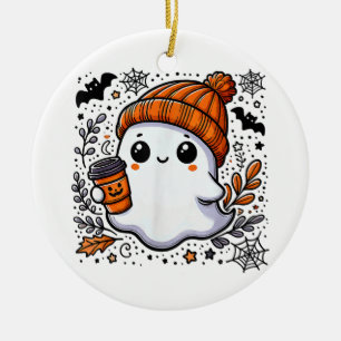 Ornamento De Cerâmica Camisa bonita de Halloween para mulheres Halloween