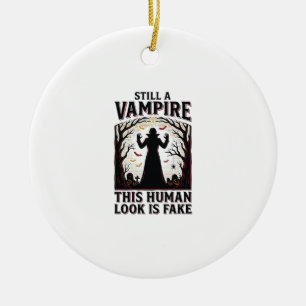 Ornamento De Cerâmica Camisa de Fantasia de Vampiro Funny Halloween Disf