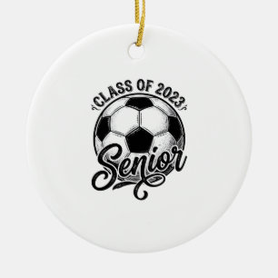 Ornamento De Cerâmica Camisa de Futebol Americano da Turma de Formatura