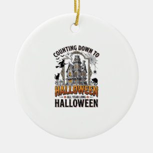 Ornamento De Cerâmica Camisa Pronta para o Halloween Casa Assombrada Vin