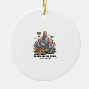Ornamento De Cerâmica Camiseta Clássica de Preguiça Engraçada_7