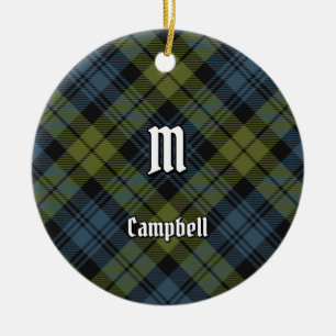 Ornamento De Cerâmica Campbell Tartan