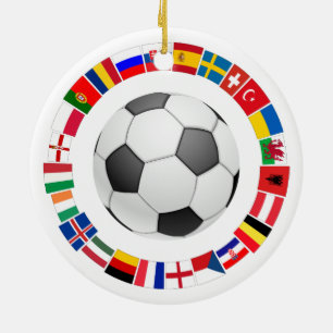 Ornamento De Cerâmica Campeonato europeu 2016 do futebol do futebol