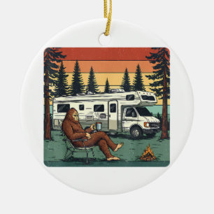 Ornamento De Cerâmica Camping de Caravana Autocarrofe RV Bigfoot Aventur