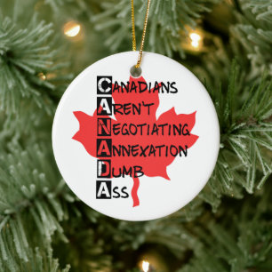Ornamento De Cerâmica Canadianos não estão negociando